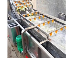 大葉仙毛氣泡清洗機試機中