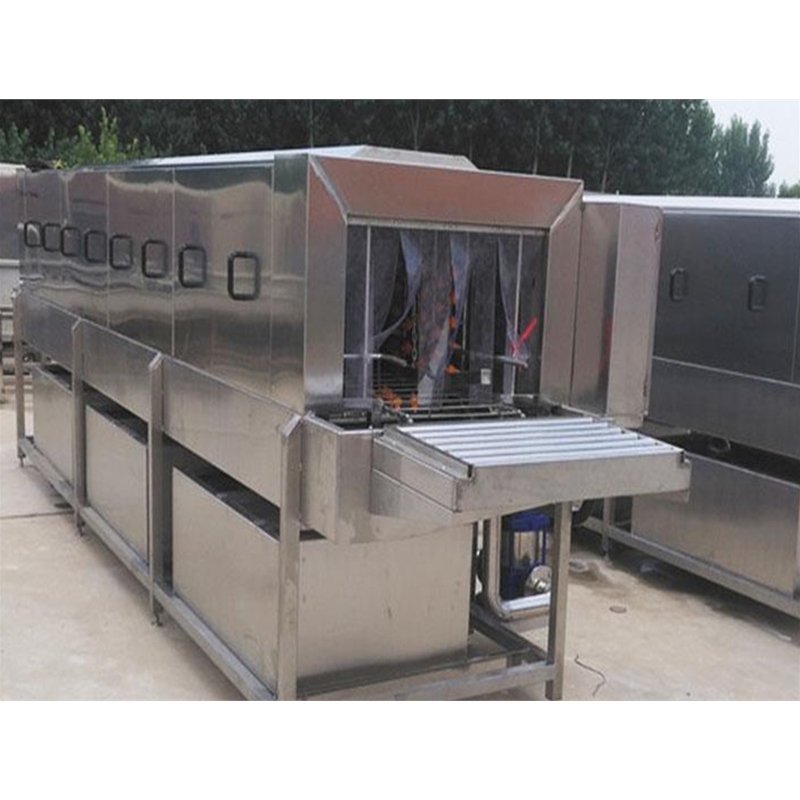 全自動食品塑料洗框機 凈菜周轉(zhuǎn)筐清洗機 高壓噴淋去油污洗筐機