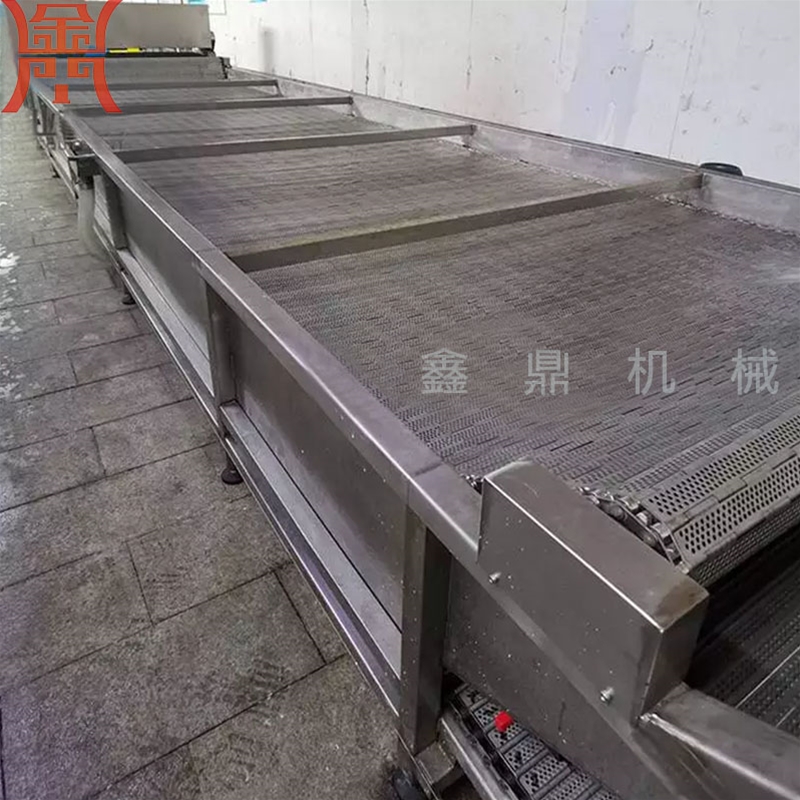 手撕鴨脖壓直定型油炸生產(chǎn)線來(lái)電咨詢